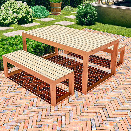 DIY Outdoor Furniture Plans Bundle | 4 Woodworking Build Projects