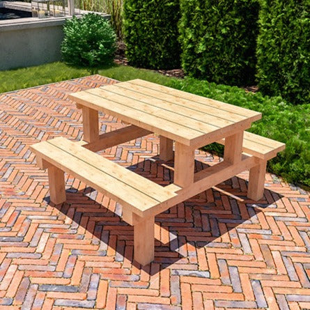 DIY Outdoor Picnic Table Plans - Easy Build - Garden Furniture Plans