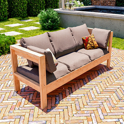 DIY Outdoor Patio Sofa Plans | Easy Build