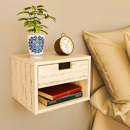 DIY Floating Nightstand with Drawers and Shelves Plan