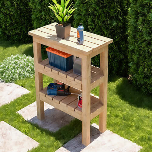 DIY Garden Potting Bench Plans | Easy Build Outdoor Workstation