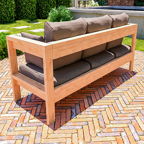 DIY Outdoor Patio Sofa Plans | Easy Build