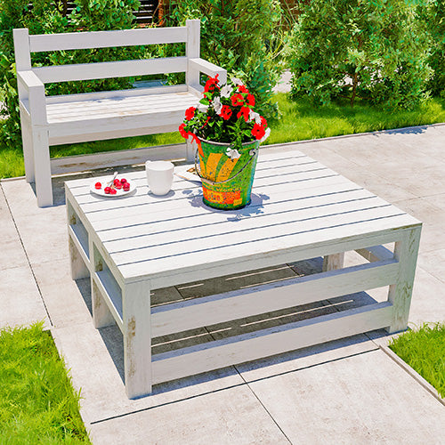 DIY Convertible Coffee Table & Bench Plans | 2-in-1 Outdoor Build