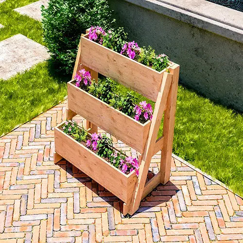 DIY 3-Tier Raised Planter Box Plans | Easy Build