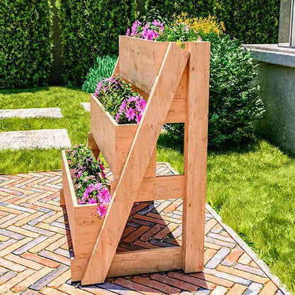 DIY 3-Tier Raised Planter Box Plans | Easy Build