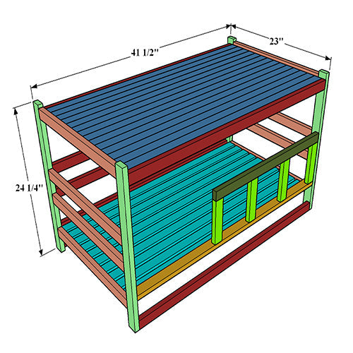 DIY Cat or Dog House with Bedside Table Plan