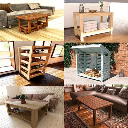 DIY Furniture Plans Set - 40 + Projects for Woodworking Enthusiasts