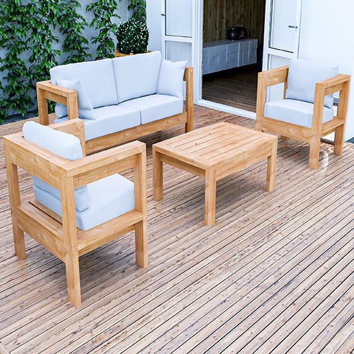 DIY Outdoor Sofa Set Plans | 4-Piece 2x4 Patio Furniture