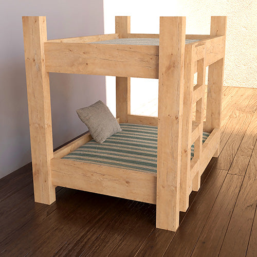 DIY Two Tier Cat Bed Plan - Woodworking Build Plans