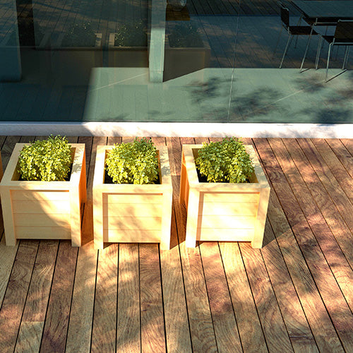 DIY Garden Planter Box Plans - Entryway Planter Box Plans