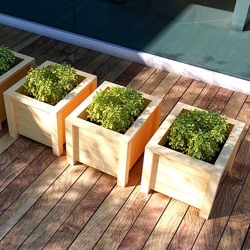 DIY Garden Planter Box Plans - Entryway Planter Box Plans