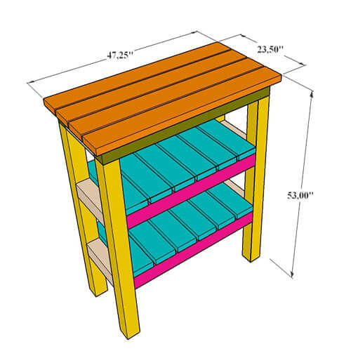 DIY Garden Potting Bench Plans | Easy Build Outdoor Workstation