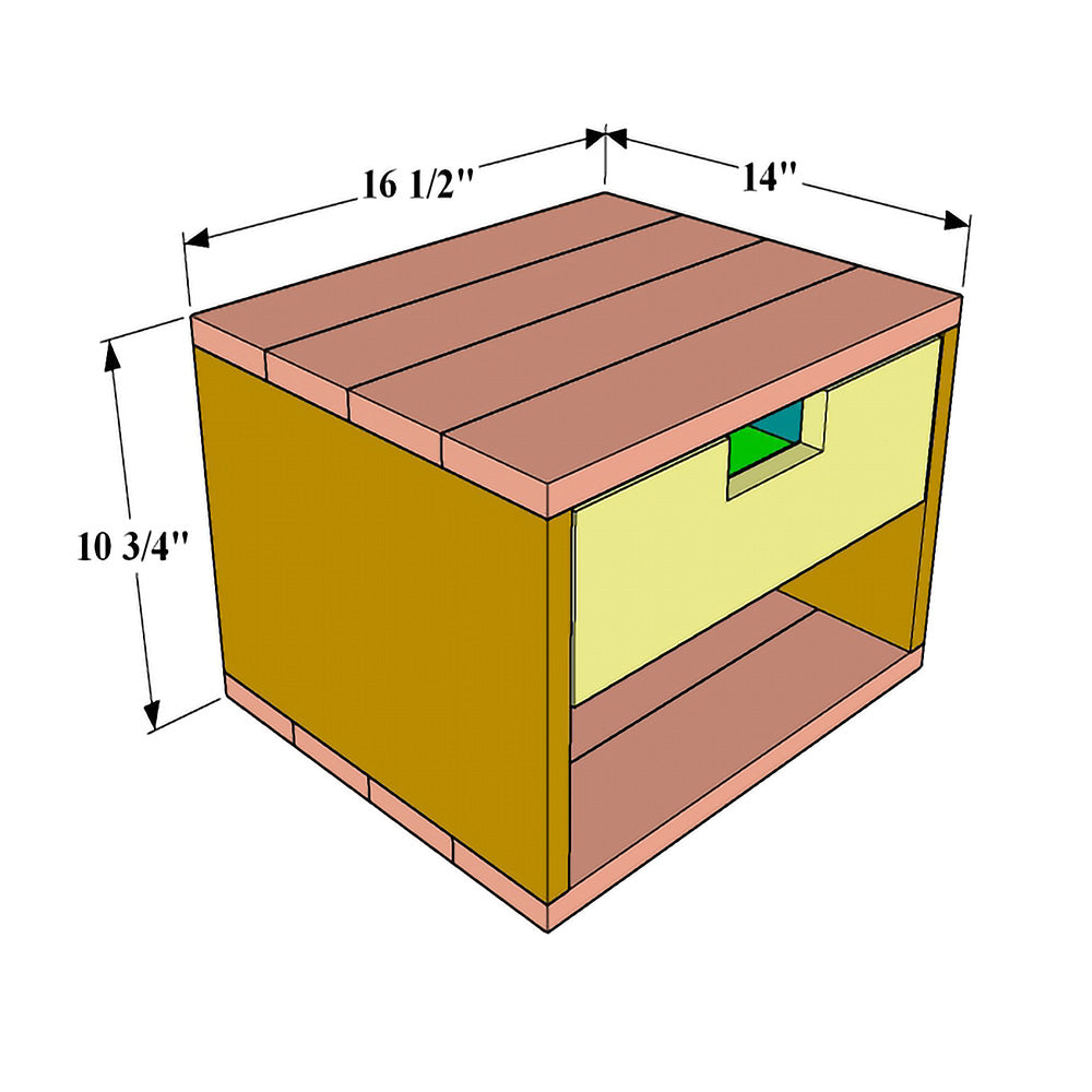 DIY Floating Nightstand with Drawers and Shelves Plan