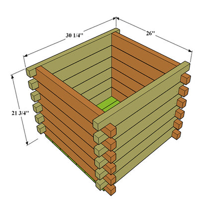 DIY Garden Planter Boxes Bundle Plans - Easy Build Step by Step