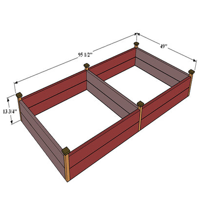 DIY Raised Garden Planter Bed Plan - Easy Build