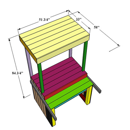 DIY Outdoor Beverage Stand Plans | Mobile Bar Cart Build