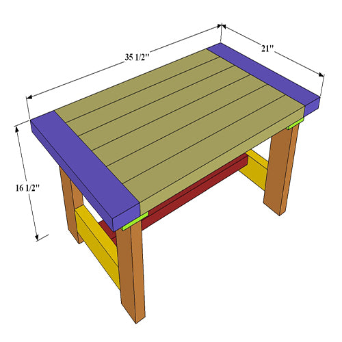 DIY Wooden Coffee Table Plan - Easy Step-by-Step Instructions