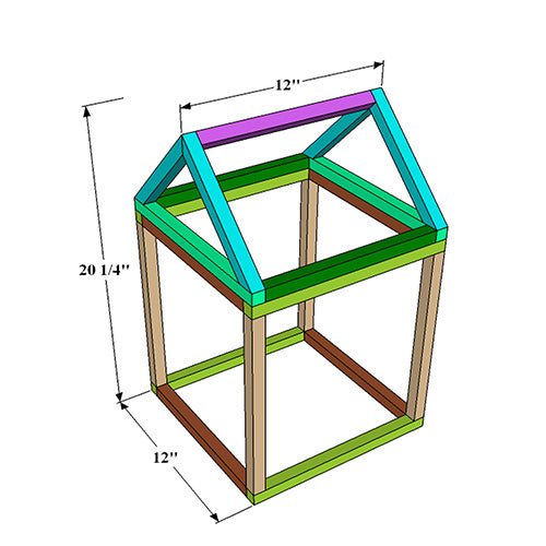 DIY Portable Greenhouse Plan - Easy Build - Gift for DIY Lovers