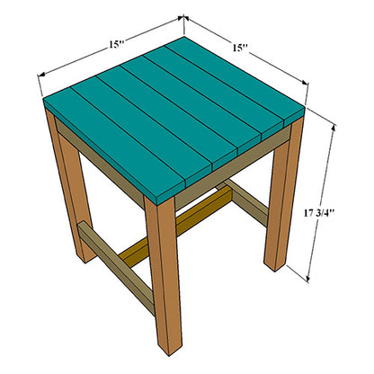 DIY Outdoor Stool Build Plans | Easy One-Day Woodworking Project