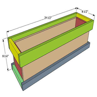 DIY Hanging Planter Box Plans | Easy Build Indoor/Outdoor