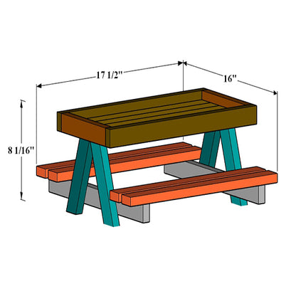 DIY Chicken Picnic Table Plans | Easy Build