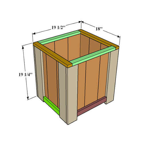 DIY Raised Garden Planter Box Plans - Easy Wood Build Projects