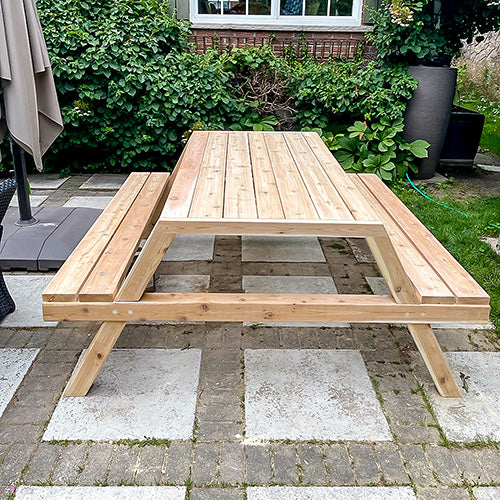 DIY Modern Picnic Table & Bench Plans | Easy Outdoor Build