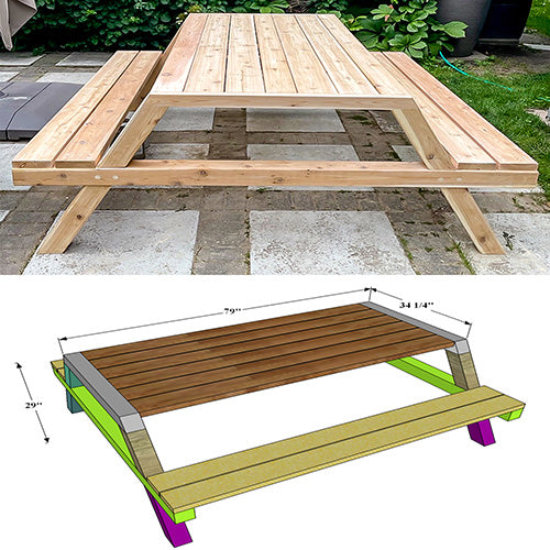 DIY Outdoor Furniture Plans Bundle - 10 + Projects for Woodworking Enthusiasts