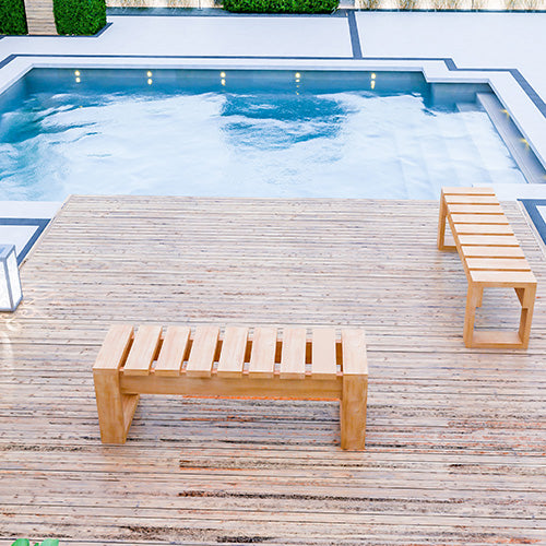 DIY Pool Bench Plans - Easy Build All 2x6 - Instant Download