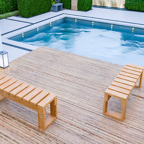 DIY Pool Bench Plans - Easy Build All 2x6 - Instant Download