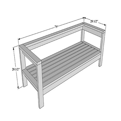 DIY Outdoor Patio Sofa Plans | Easy Build