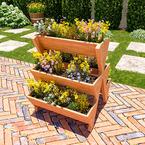 DIY 5 Box Tier Garden Planter Plans | Easy Build